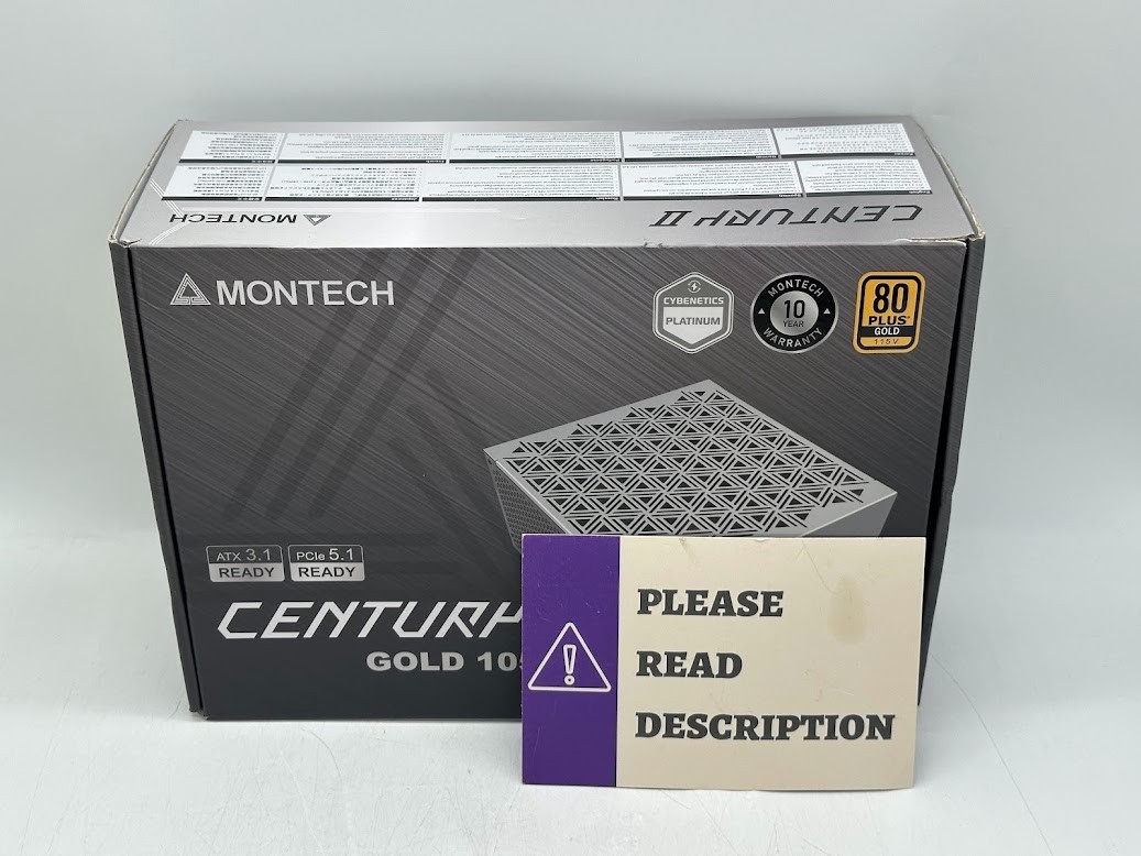 Montech Century II 1050 Watt 80 Plus Gold ATX Fully Modular Power Supply