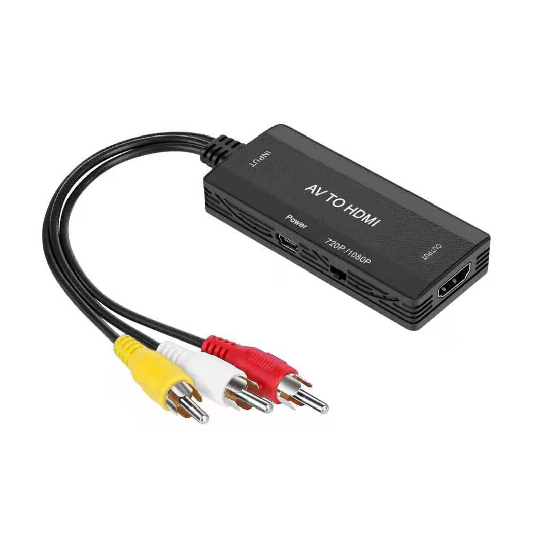 1080P HDMI To RCA AV CVBS Component Converter AV To HDMI Adapter Cable NTSC PAL