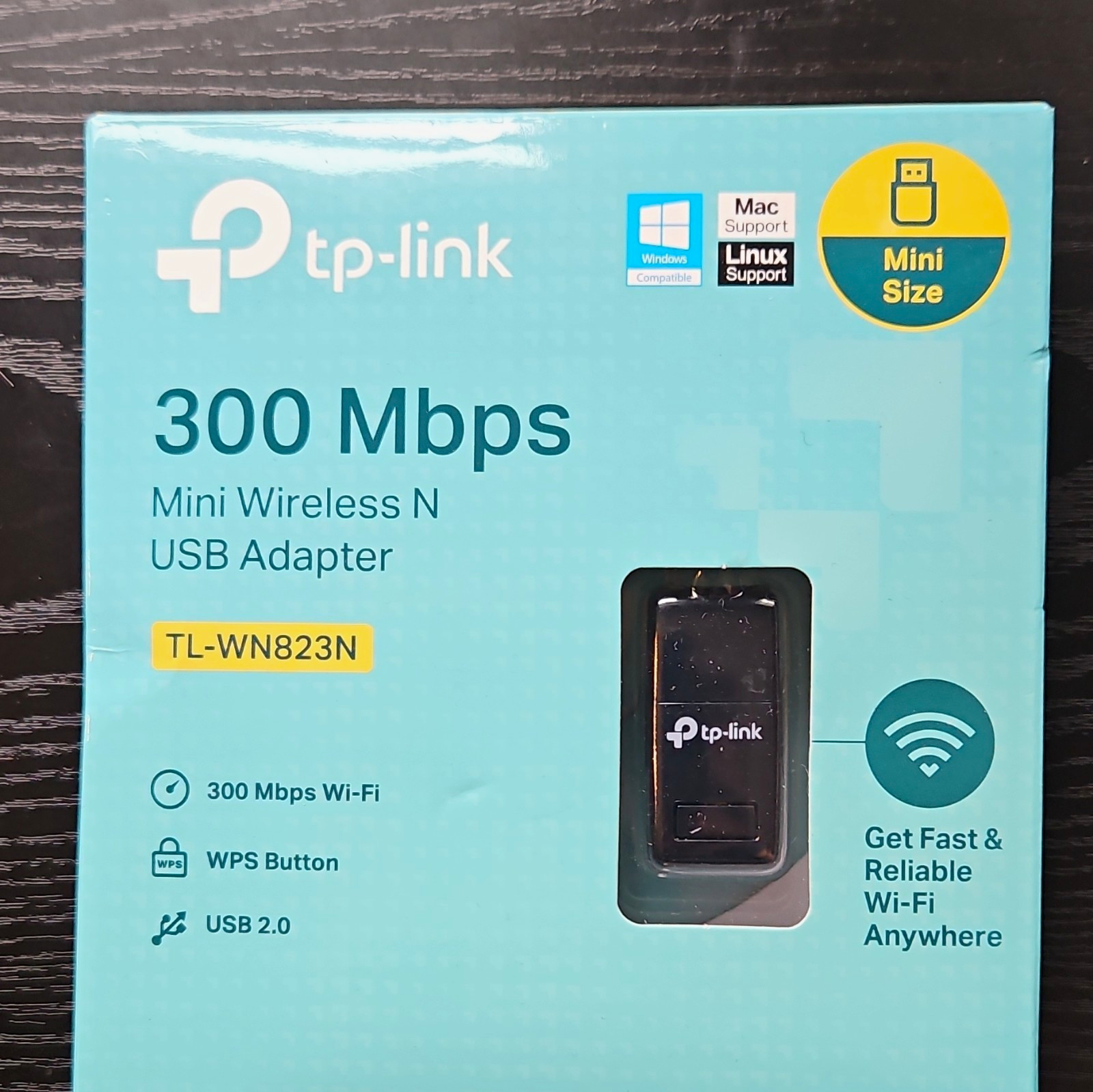 TP-LINK TL-WN823N 300Mbps Mini Wireless N USB 2.0 Adapter WPS Black