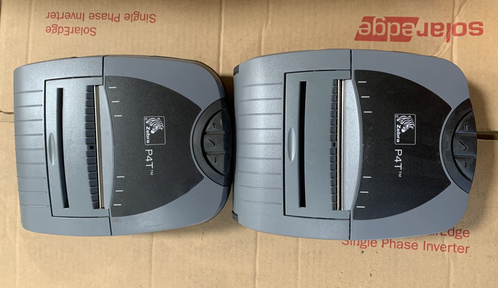 Lot 2 Zebra P4T Thermal Label Printer-Power Tested