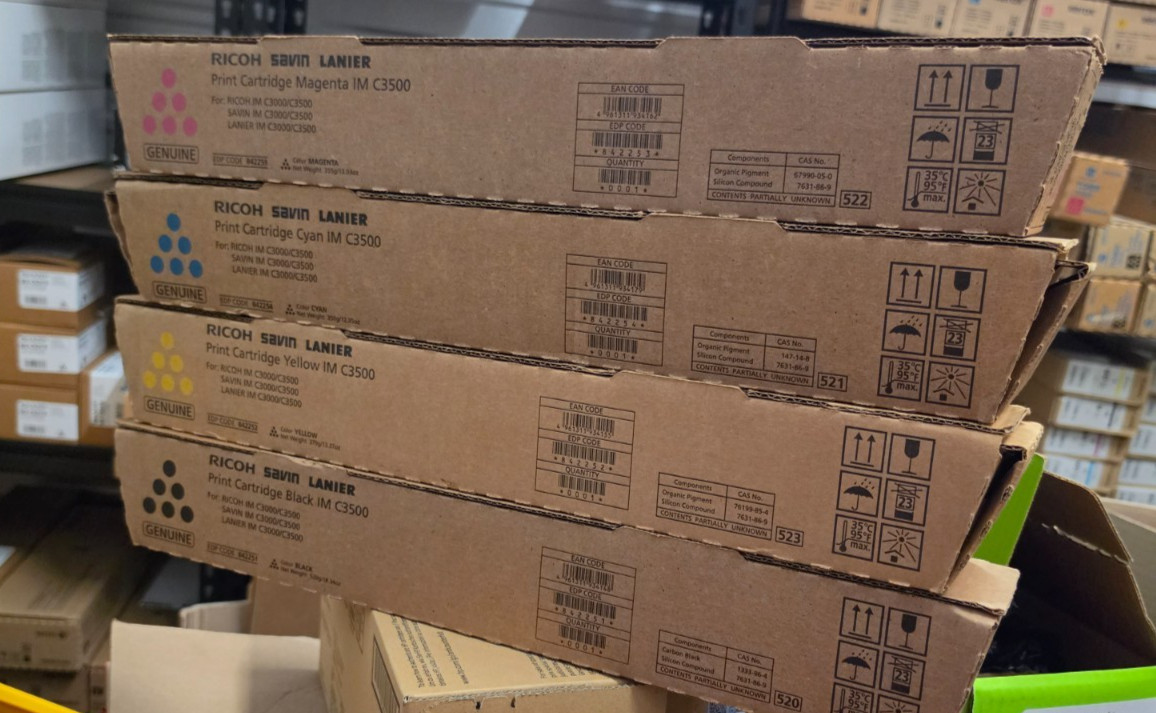 Genuine Ricoh Toner SET IM C3500 C3000  842251 842252 842253 842254 