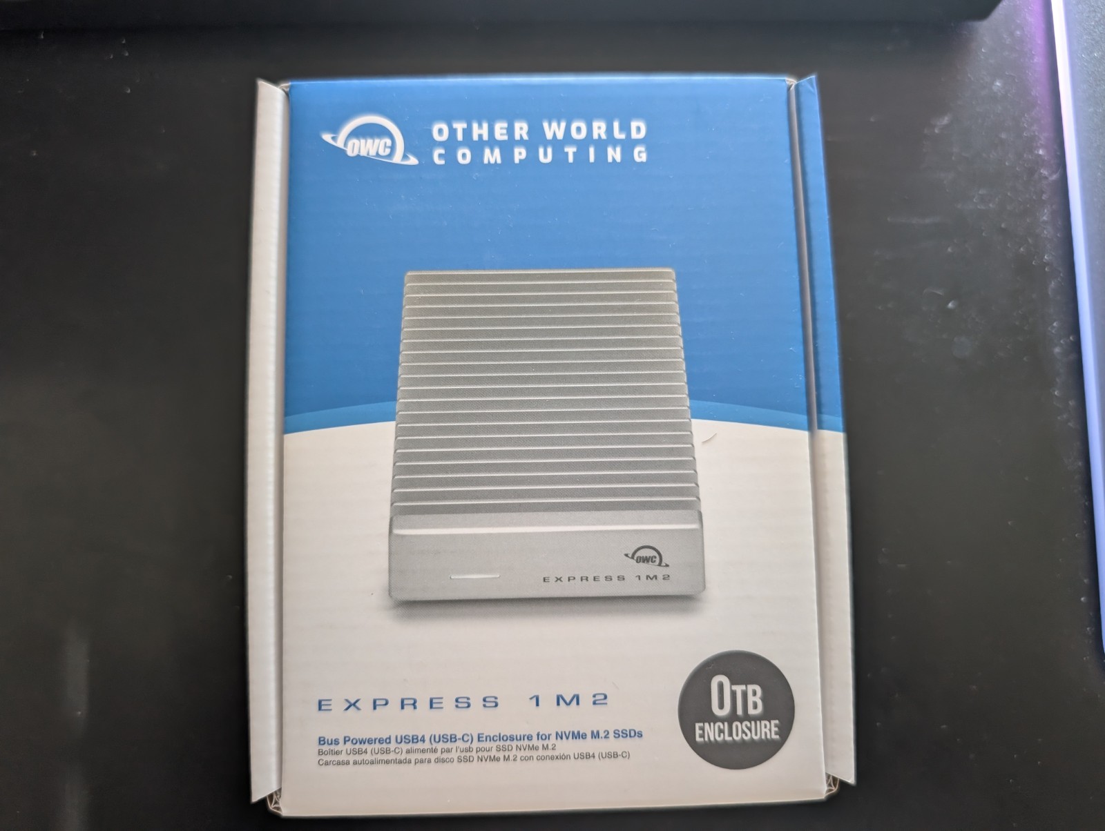 OWC Express 1M2 USB4 EXTERNAL SSD Enclosure BNIB Never Opened