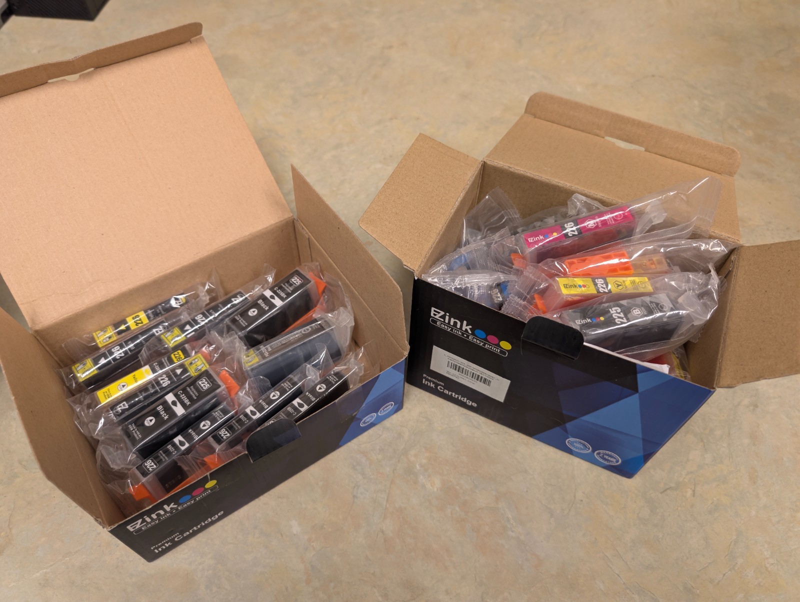 Lot of E-Z Ink Replacement Cartridges for Canon PGI-225 & CLI-226