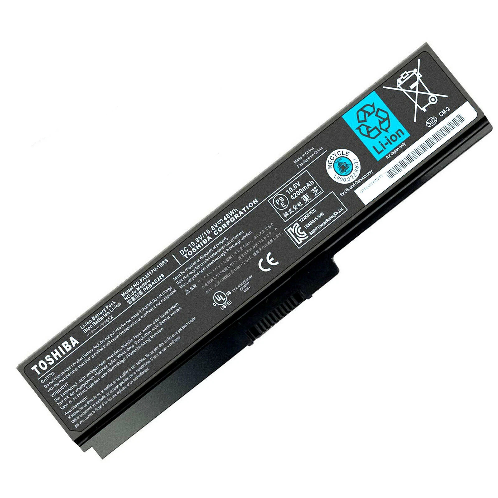 NEW Genuine OEM PA3817U-1BRS Battery For Toshiba Satellite L745 L750 L755 L755D