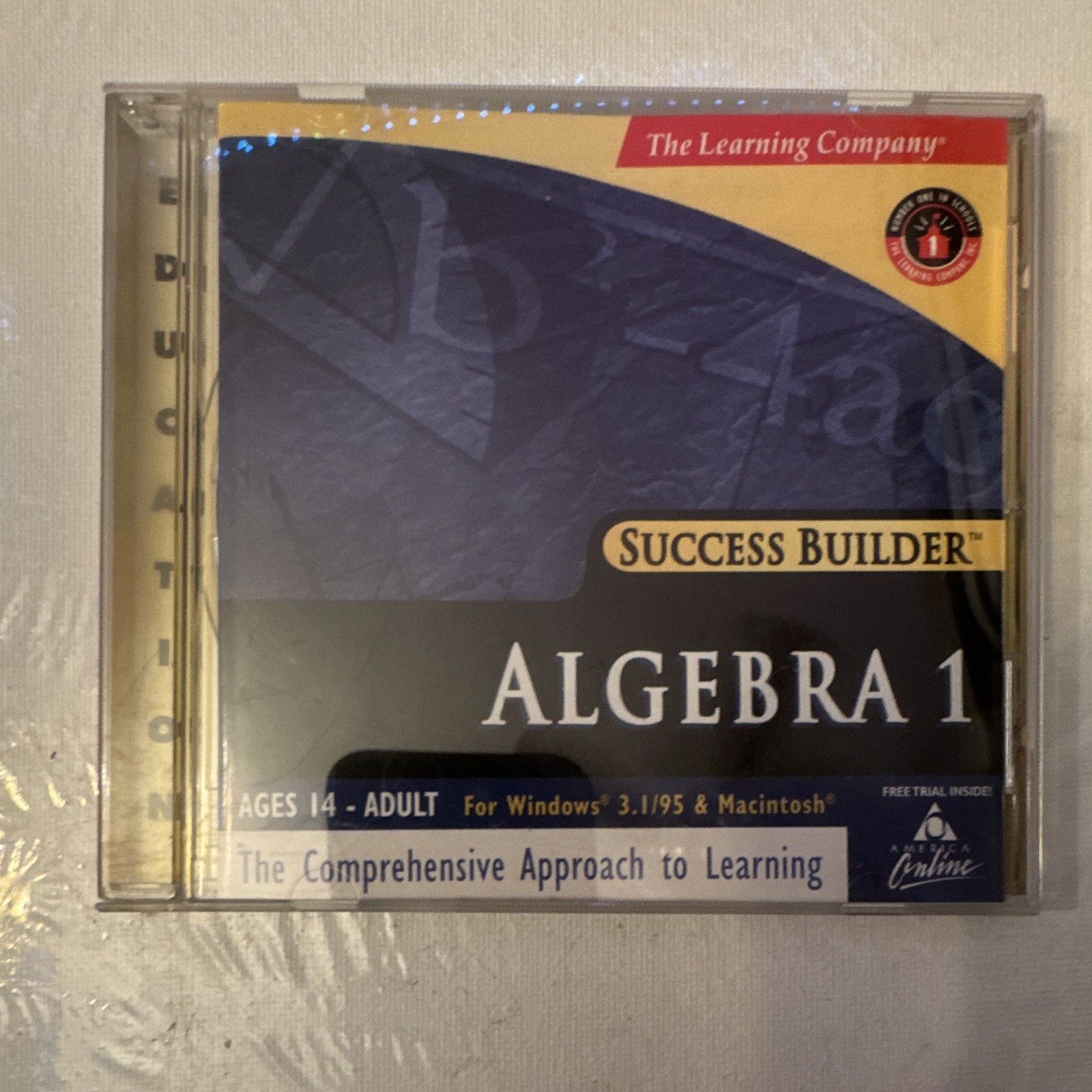 The Learning Company Success Builder Algebra 1 CD for Windows 3.1/95 Mac English