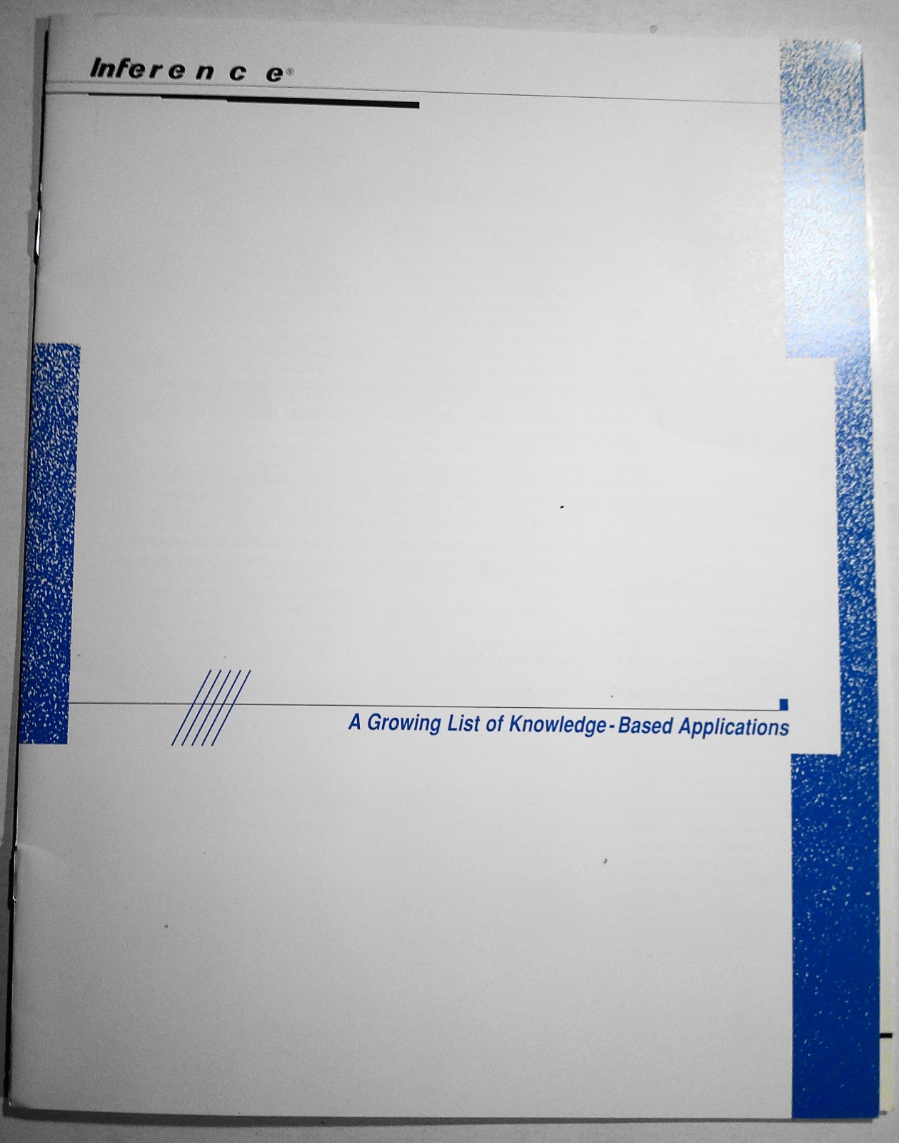 [Artificial Intelligence] 1989 List of Knowledge-based Applications with ART/IM