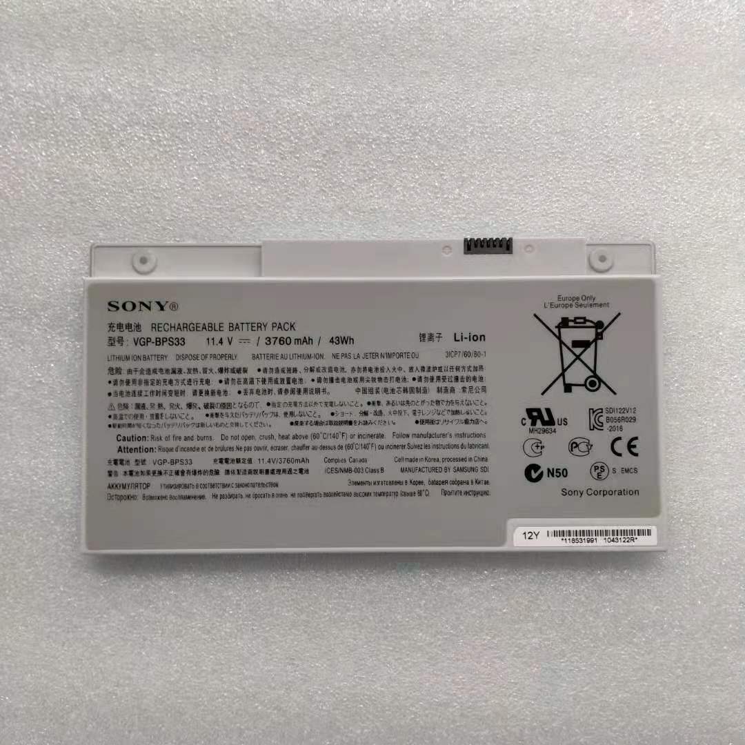Genuine VGP-BPS33 Battery For SONY VAIO SVT-14 SVT-15 T14 T15 BPS33 SVT1511M1E 