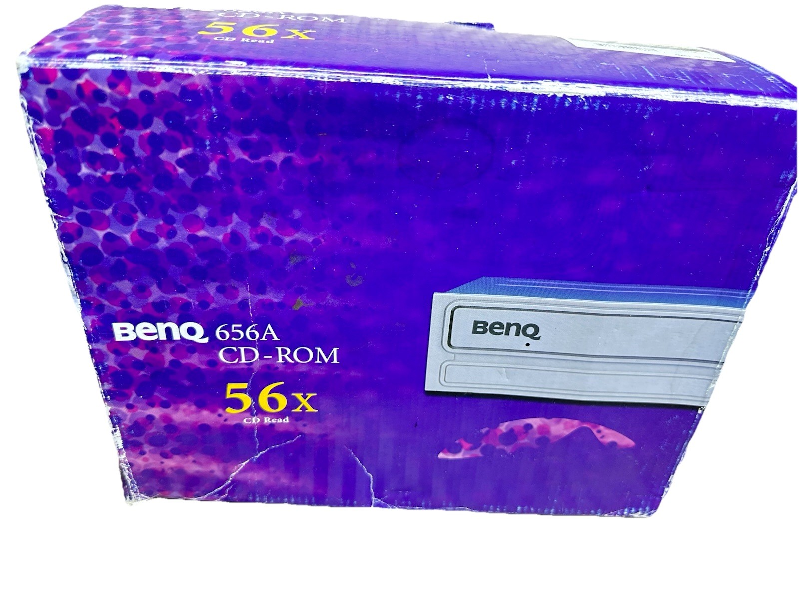 BENQ 656A 56X Max Internal CD Rom Drive (AUX, Volume Control, Beige) New In Box