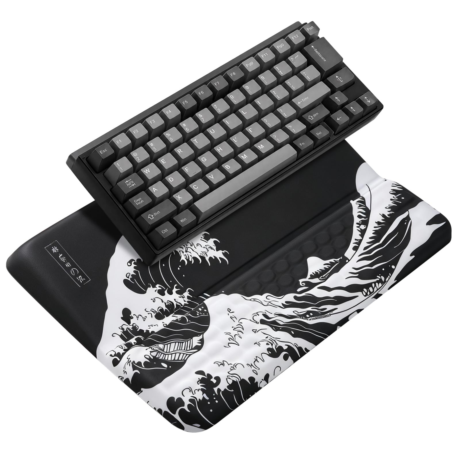 Keyboard Stand with Wrist Rest，Ergonomic Keyboard Riser Holder Lifter Tray | ...