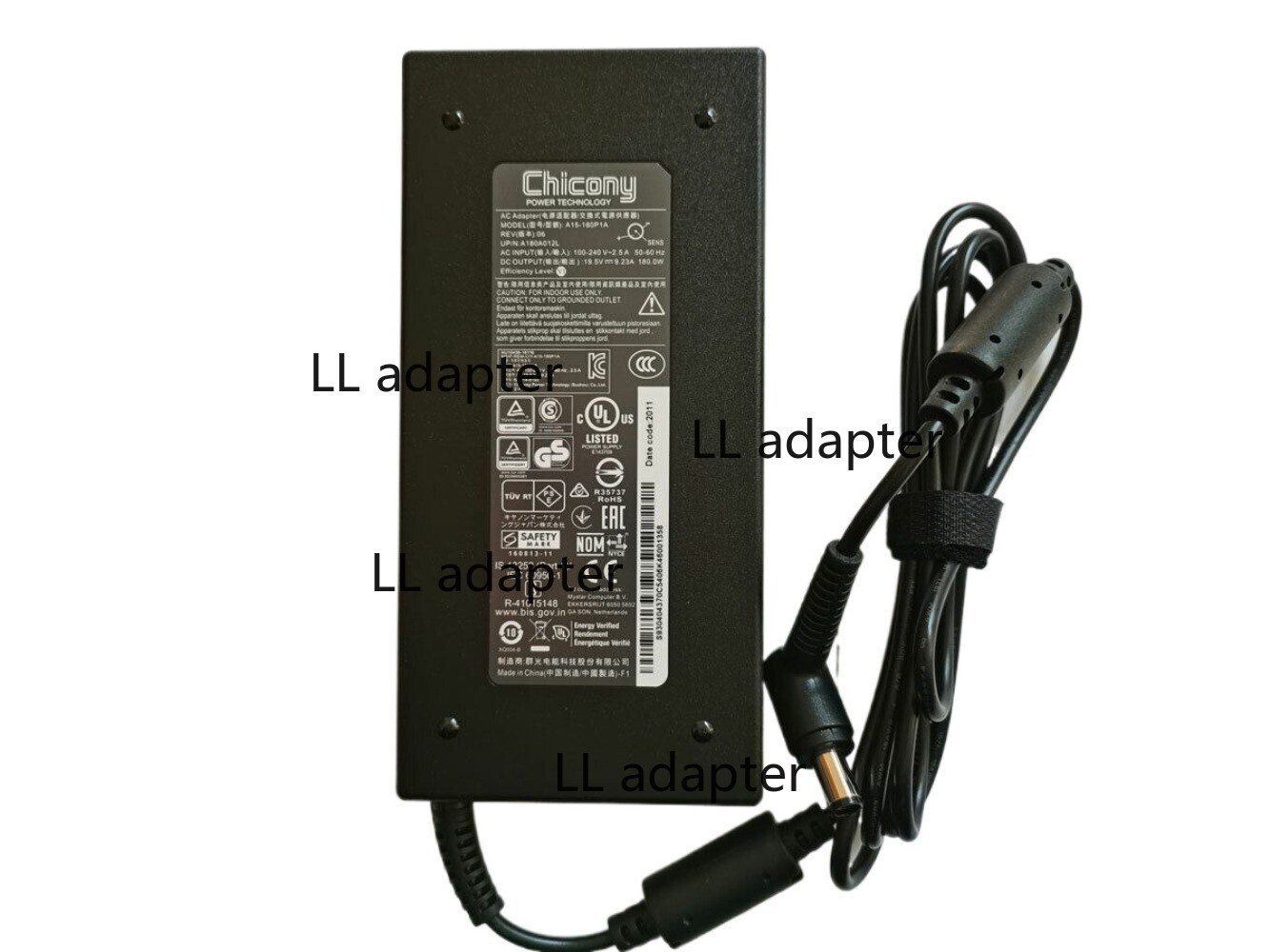 Genuine Chicony 180W 19.5V 9.23A Charger for MSI A15-180P1A A180A012L 7.4*5.0mm