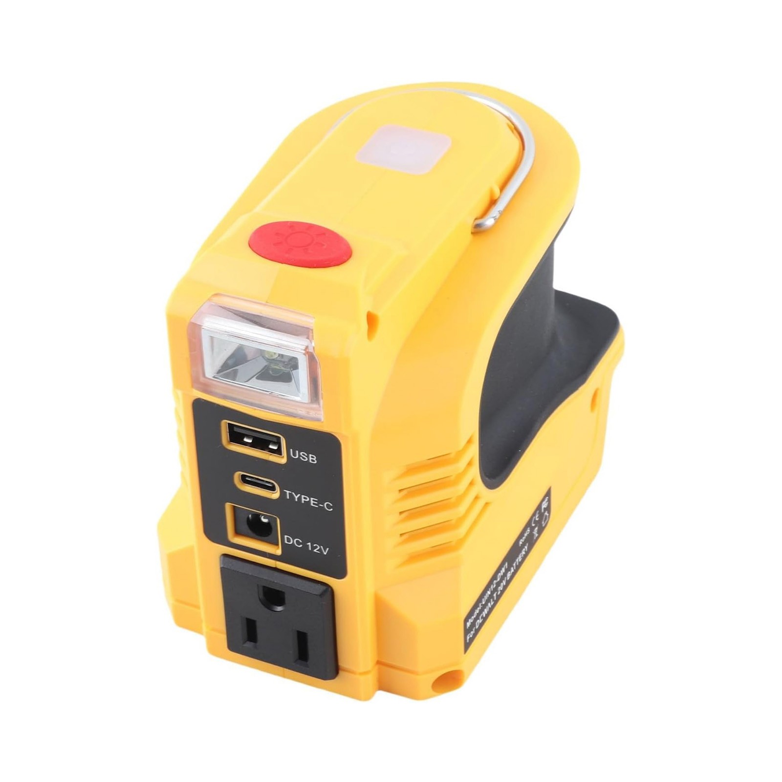 Good Quality 220W Power Inverter for DeWalt 20V Battery Outdoor Camping Use