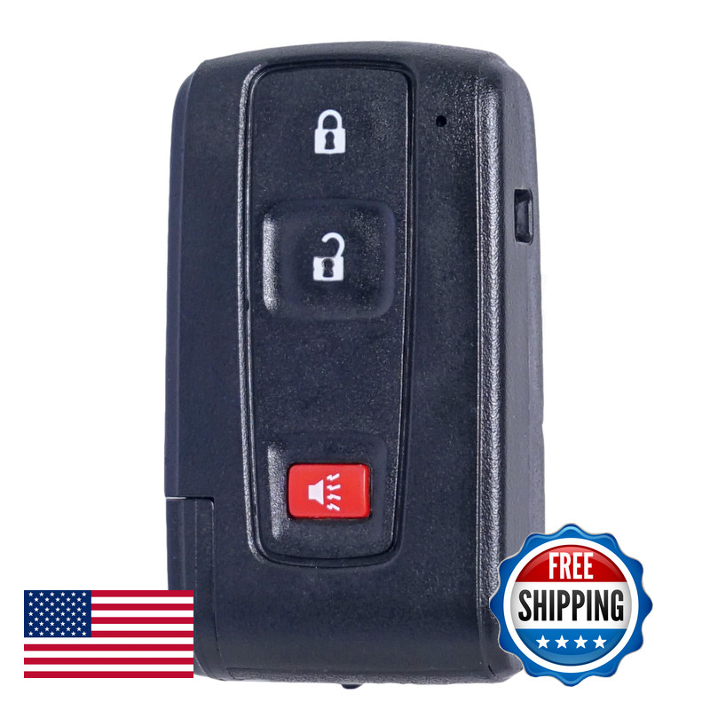 Supaland Key Fob Fits For Toyota Prius 2004-2009 For Silver Logo Only 2Nd Gen
