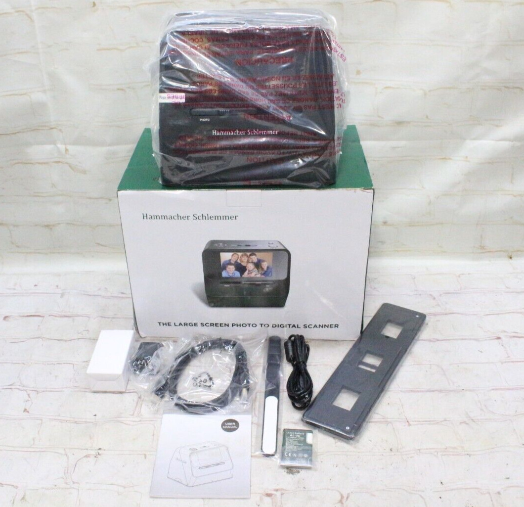 Hammacher Schlemmer 5" LCD Display Large Screen Photo Digital Scanner 98341