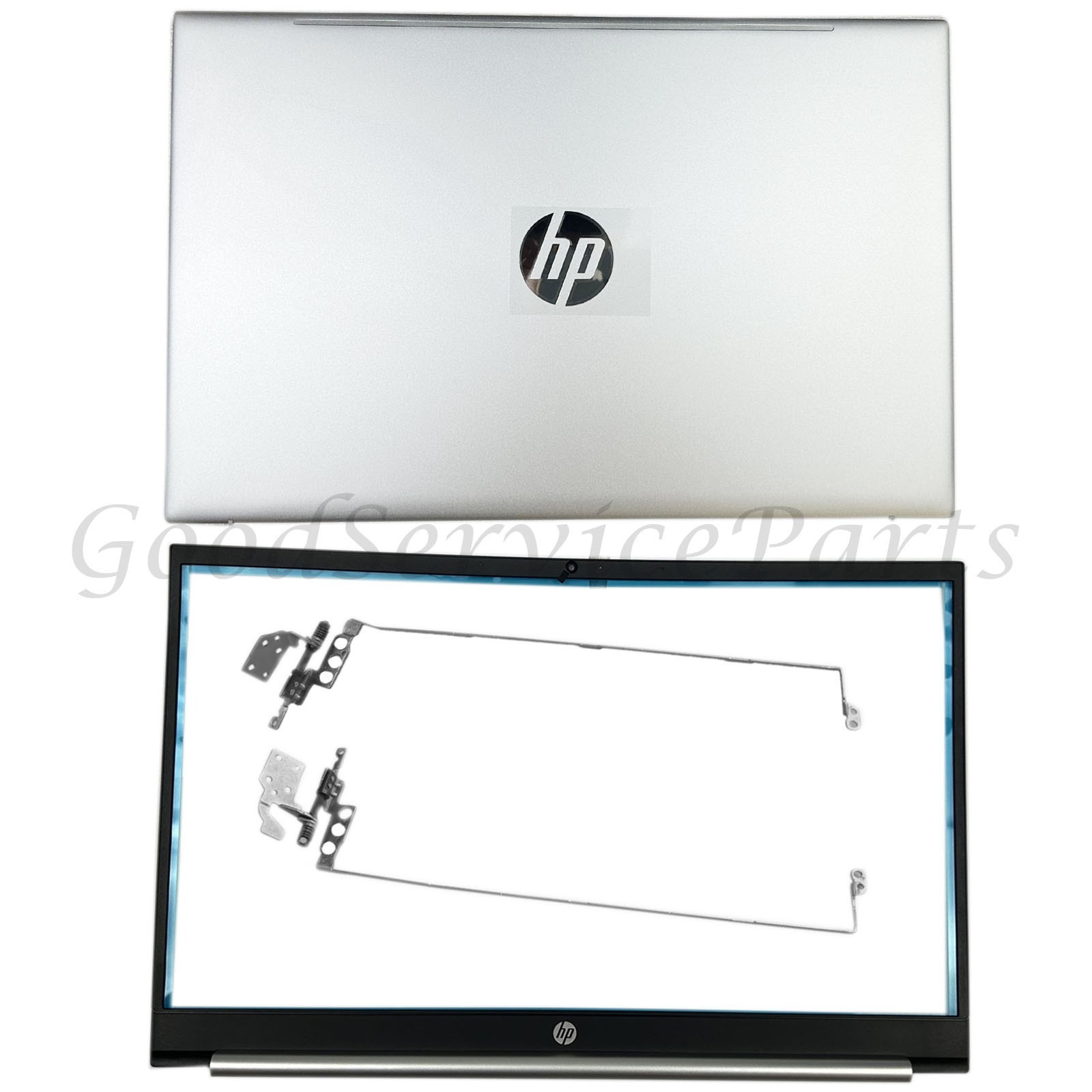 New HP PAVILION 15-EG 15-EH 15-EG0073CL Lcd Back Cover Bezel Hinges Silver US
