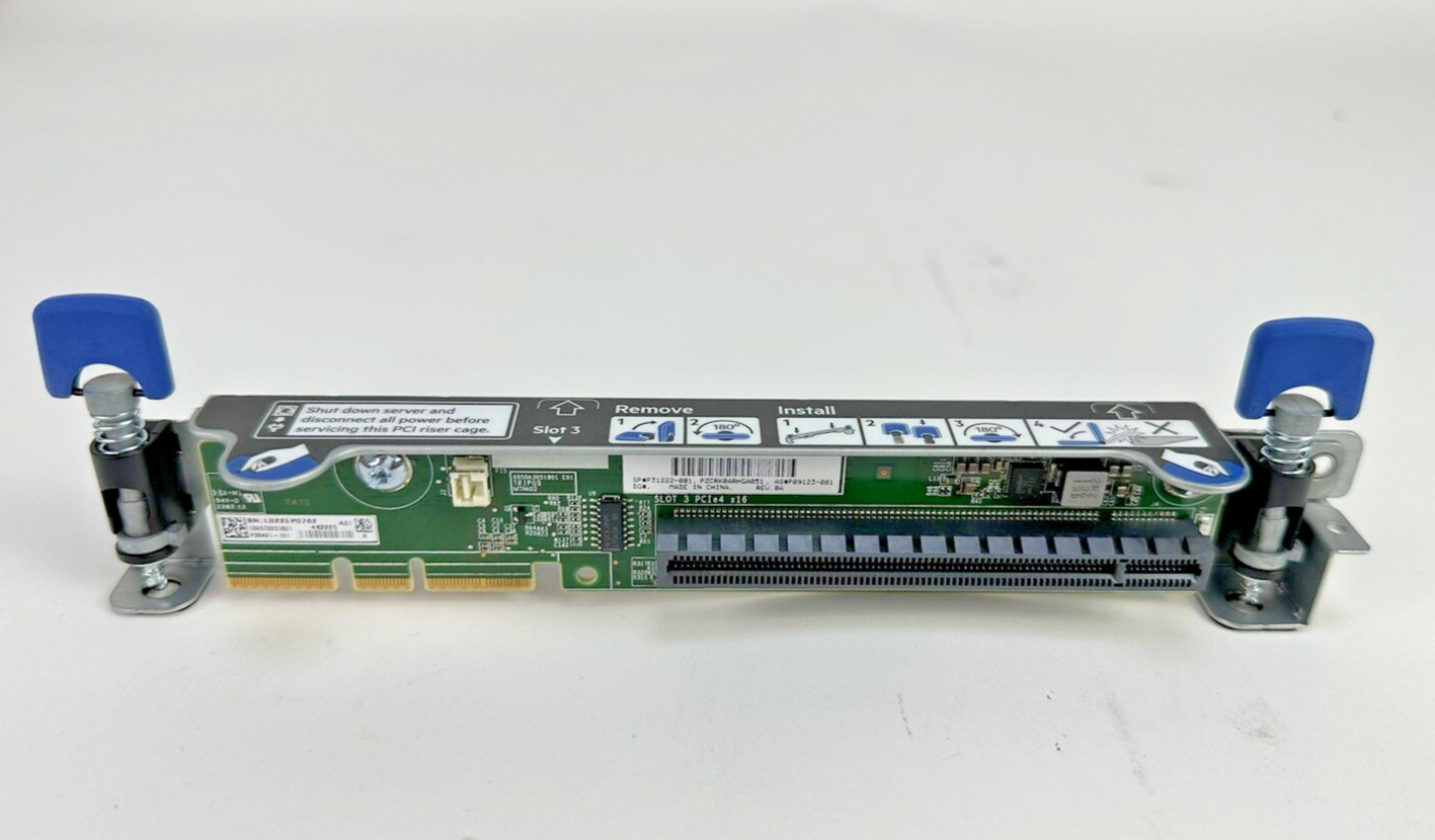 HPE DL360 DL365 DL36x Gen10 Plus Low Profile Riser Kit P31222-001 P26471-B21 LP