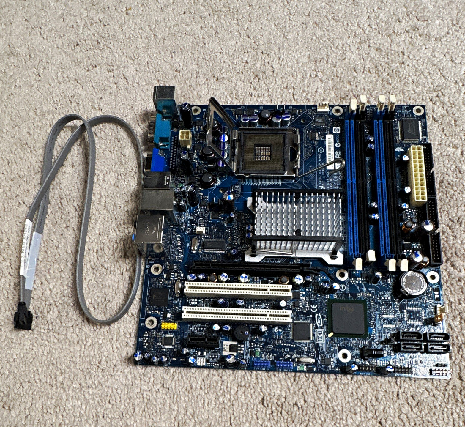 Intel DQ45CB MicroATX LGA775 DDR3 Motherboard w/ I/O Shield SATA Cable