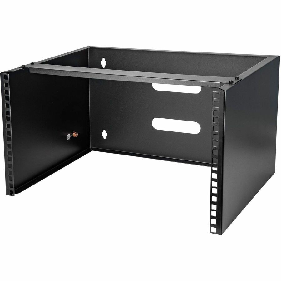 StarTech 6U 12in Deep Wallmounting Bracket for Patch Panel - Steel - Black