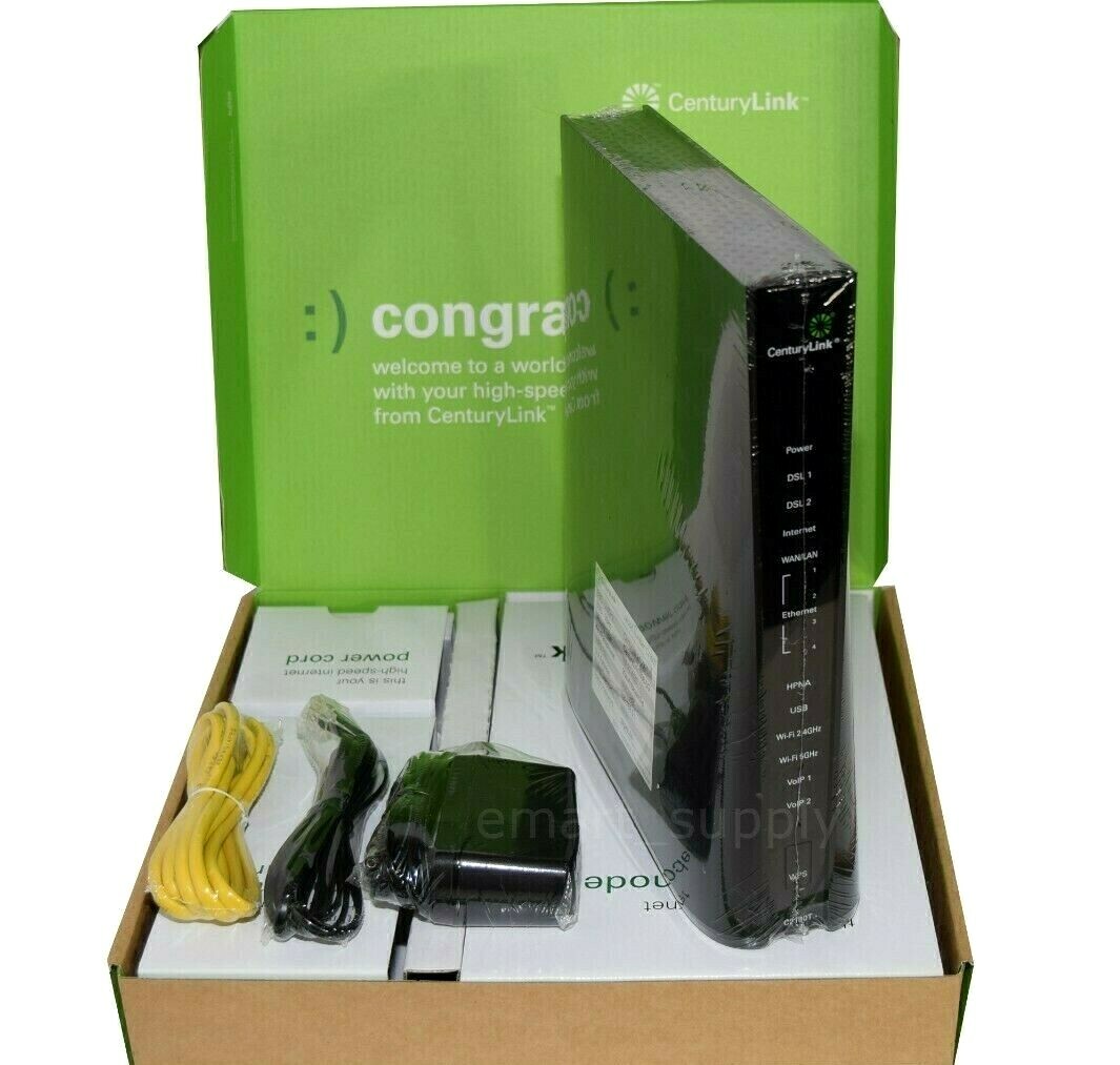 CenturyLink Technicolor C2100T DSL Fiber Wi-Fi VDSL2 Modem Router 802.11n+11ac 