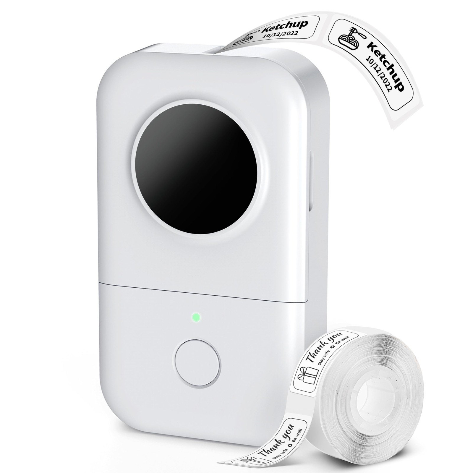 Phomemo D30 Mini Bluetooth Label Maker Machine with Tape Portable Printer