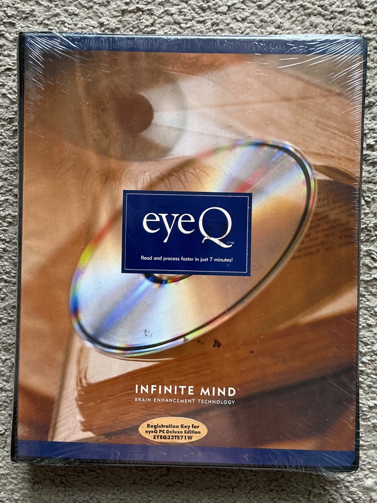 EYE Q Infinite Mind Speed Reading CD Brain Enhancement PC Software Sealed NEW
