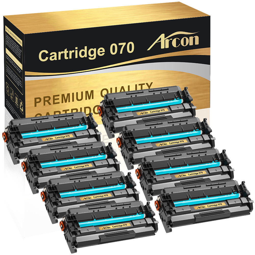 8PK CRG070 Toner Cartridge for Canon 070 imageCLASS LBP241dw LBP243dw LBP244dw