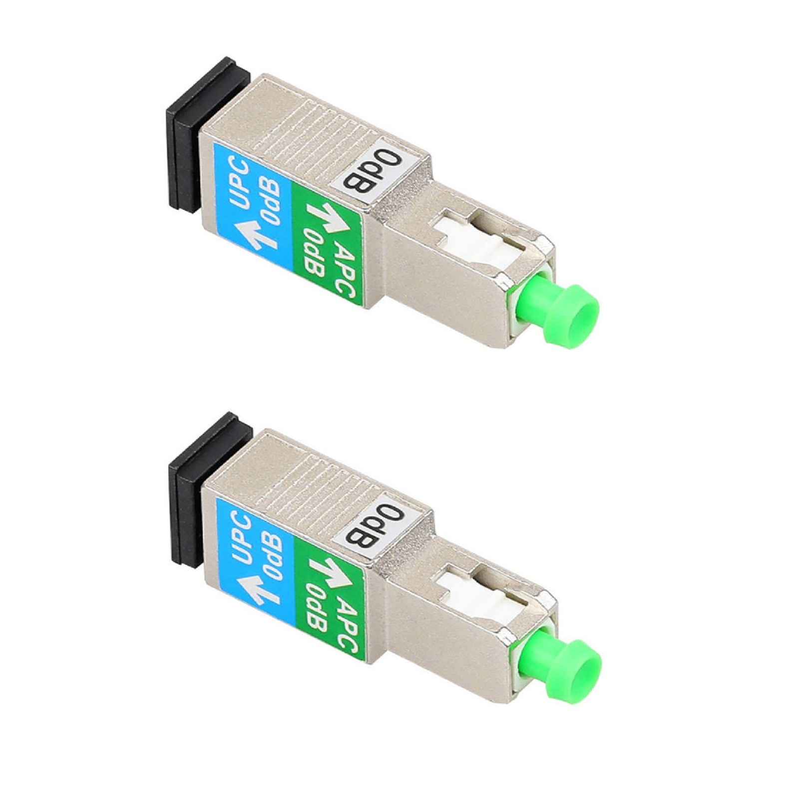 2x SC/APC Male to SC/UPC Female Adapter Converter Fiber Optic Coupler Connector-