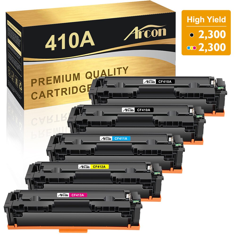 5x CF410A -3A 477A Toner Compatible for HP Laserjet Pro MFP M452dw M452nw M452dn