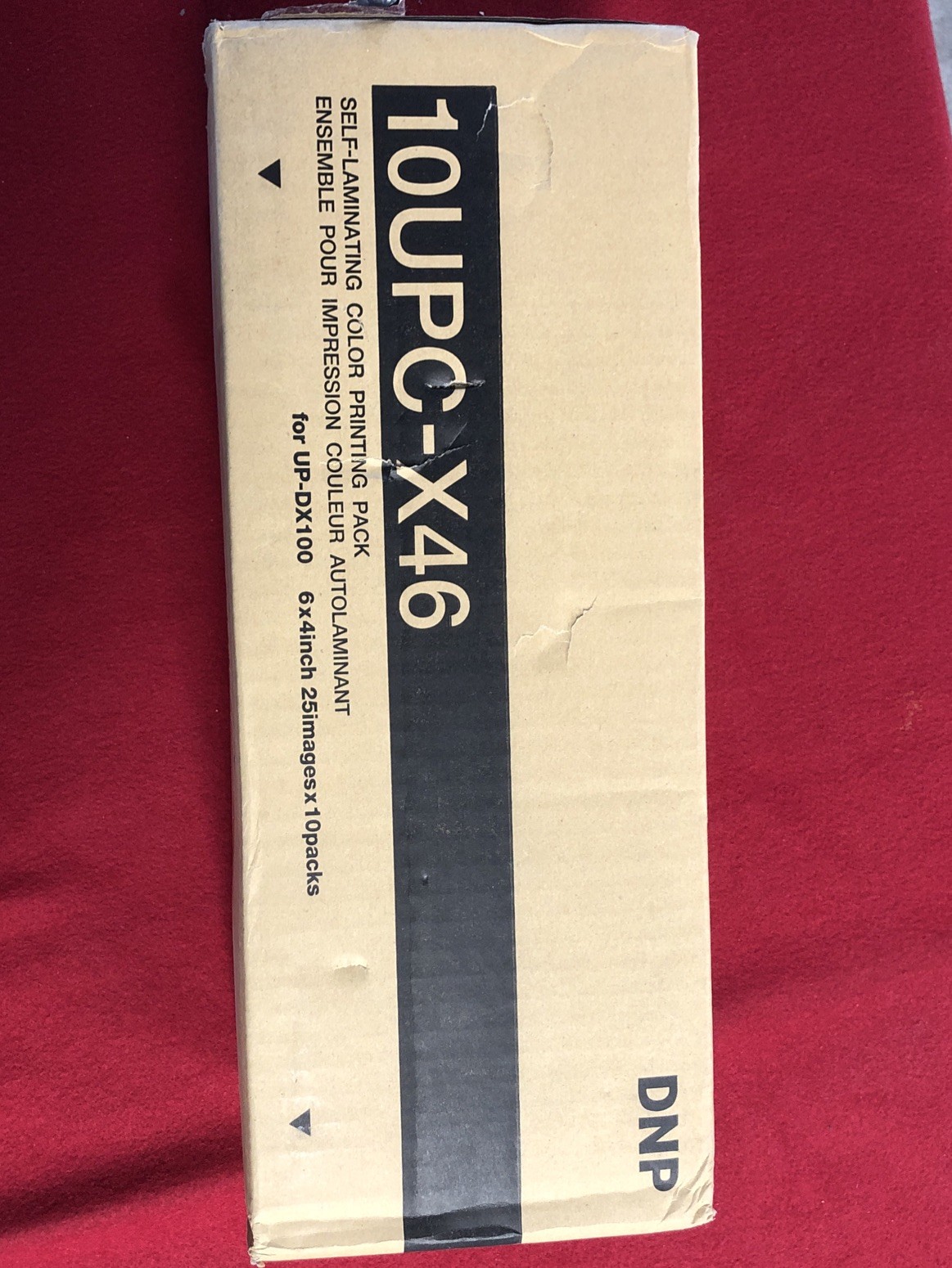 DNP 10UPCX46 / Sony 10 UPC-X46 Self-Laminating Color Print Pack / Sony UP-DX100
