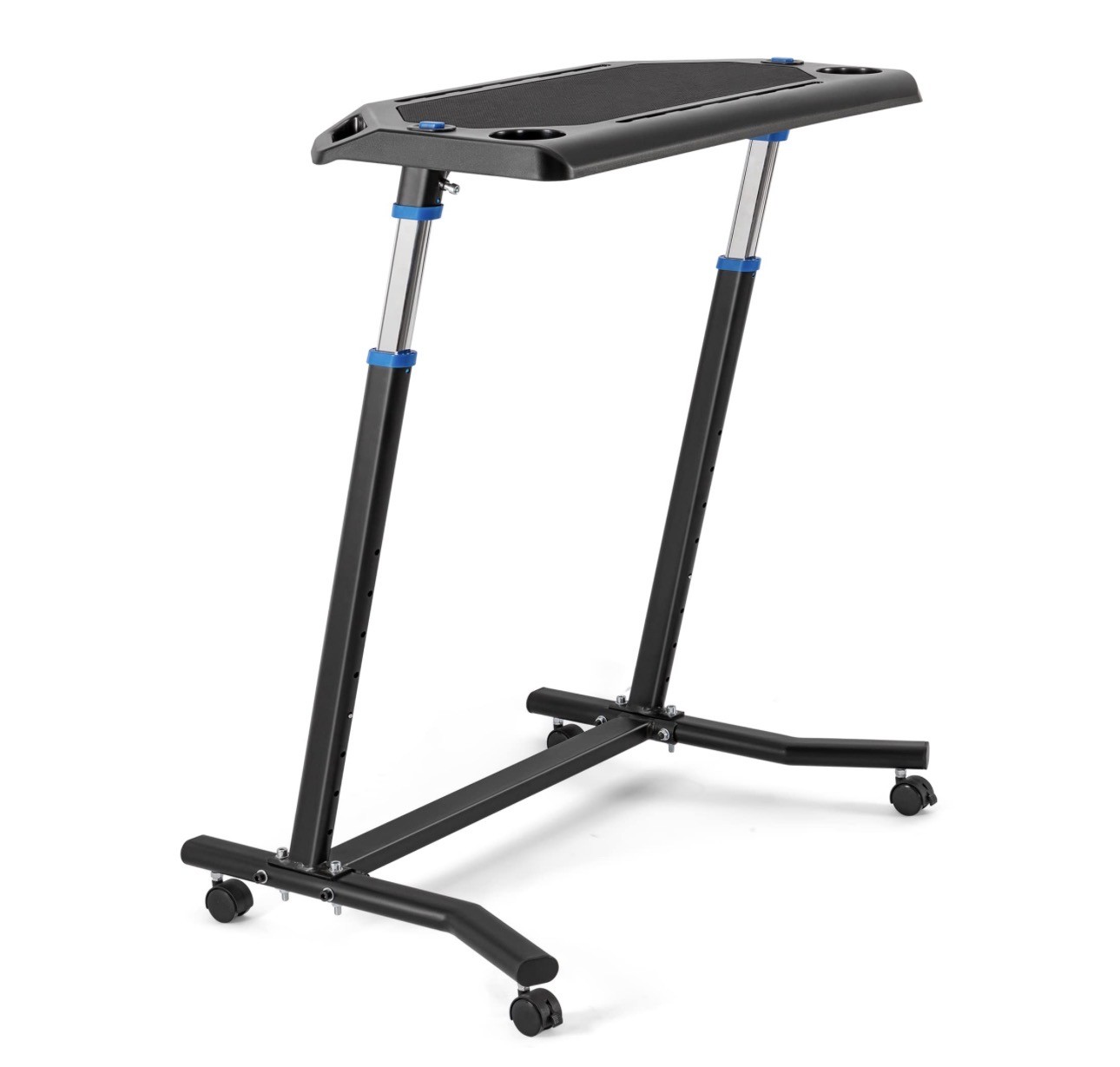VIVO Adjustable Mobile Laptop Desk Stand with Wheels