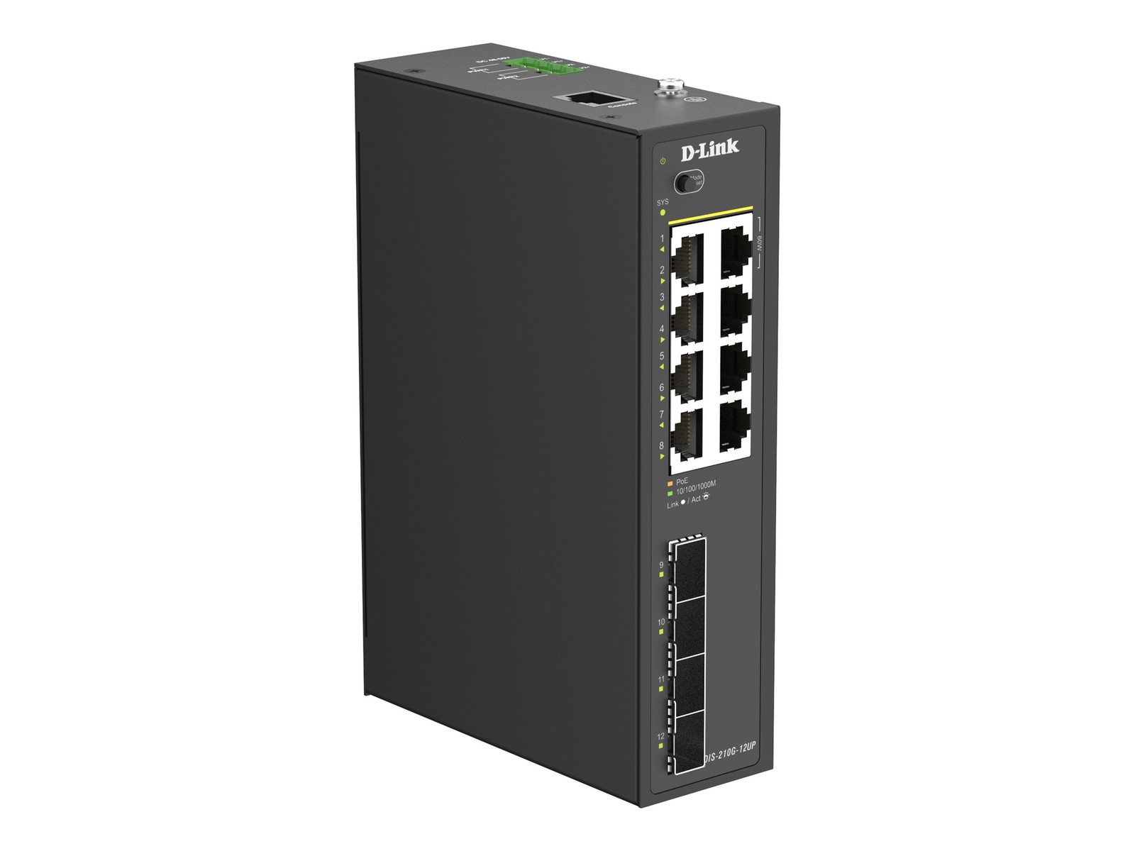 D-Link PoE++ Switch DIS-210G-12UP 12 Network Switch 1Gbps 12-Port Power Over