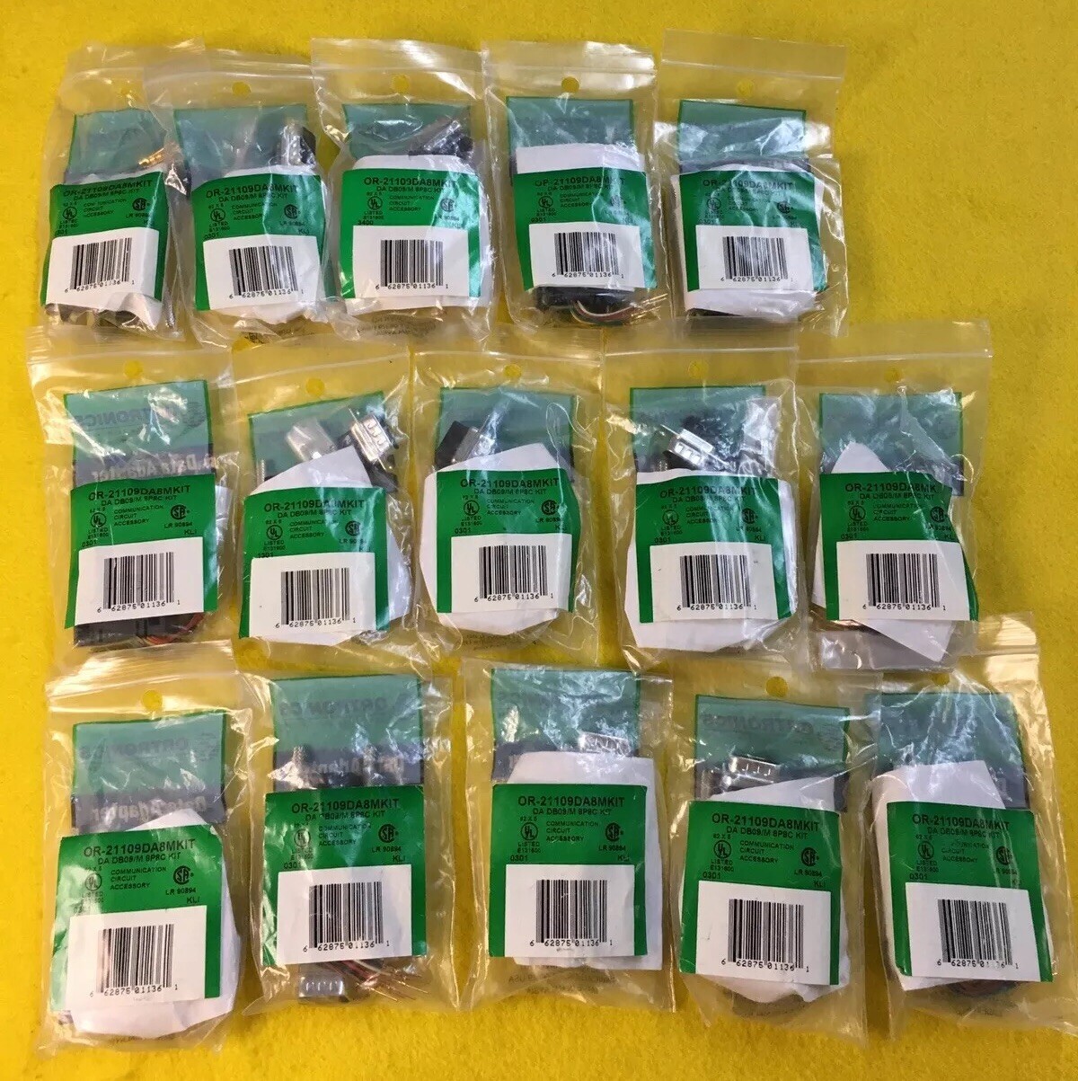 LOT OF 15:Ortronics Data Adapter OR-21109DA8MKIT Communication Circuit Accessory