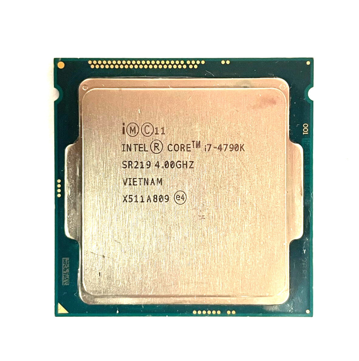 Intel Core i7-4790K Unlocked SR219 4.0GHz 8MB LGA1150 Desktop CPU Used condition