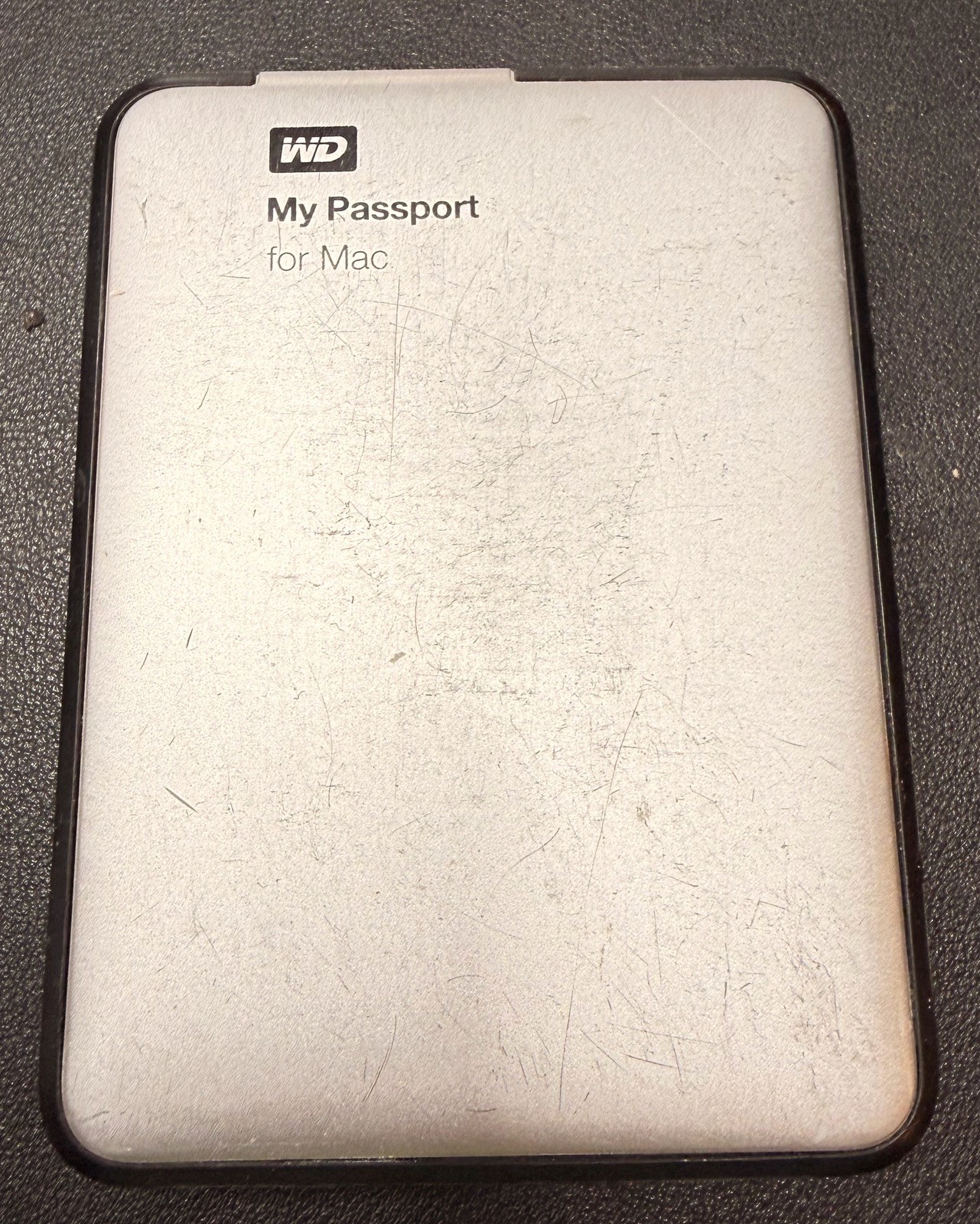 WD My Passport for Mac External 2.5" USB 3.0 Hard Drive Silver S/N WX91AC49TE6E