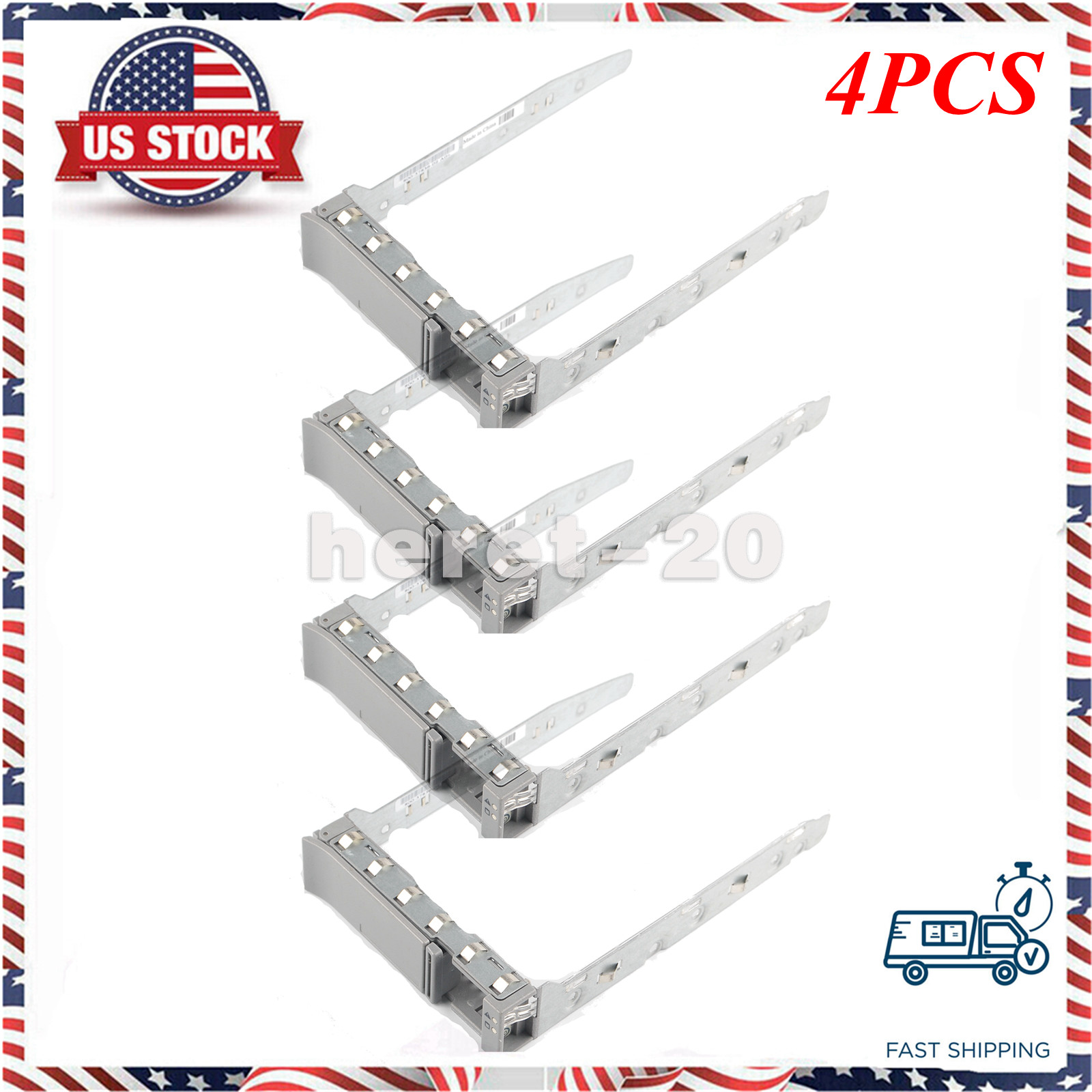 4PCS 3.5'' LFF SAS Hard Drive Tray Caddy For Cisco UCS C220 C240 M3 800-37836-01