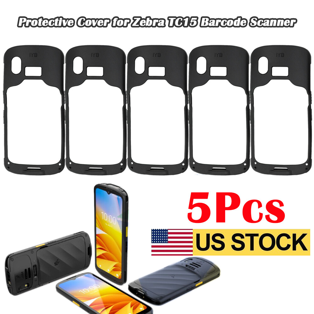 5PCS Protective Case Rugged Boot Cover for Zebra TC15 Barcode Scanner US STOCK