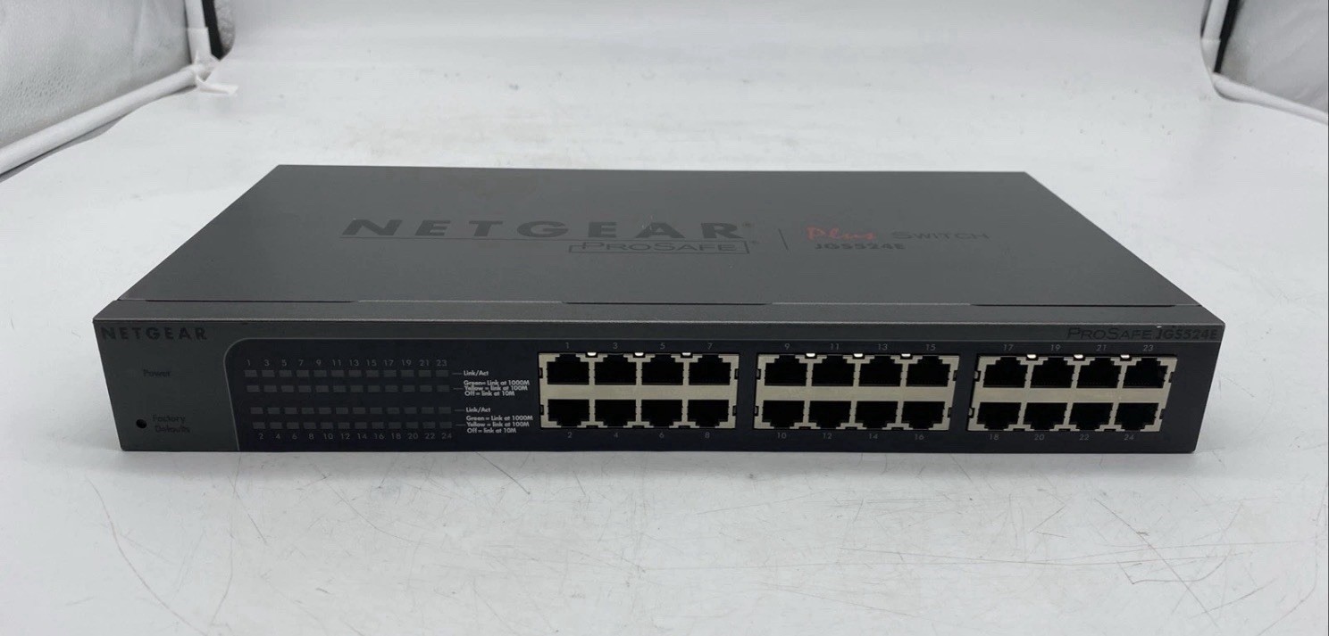 Netgear JGS524E Prosafe 24 x RJ-45 Ports Rack-mountable Un GE Switch