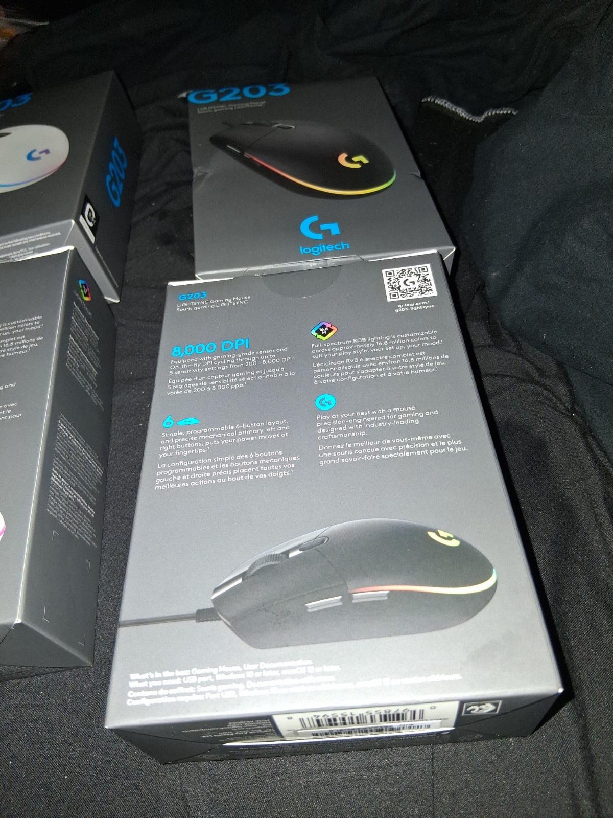 Logitech G203 LightSync (910005790 and 910005791) Wired Gaming Mouse