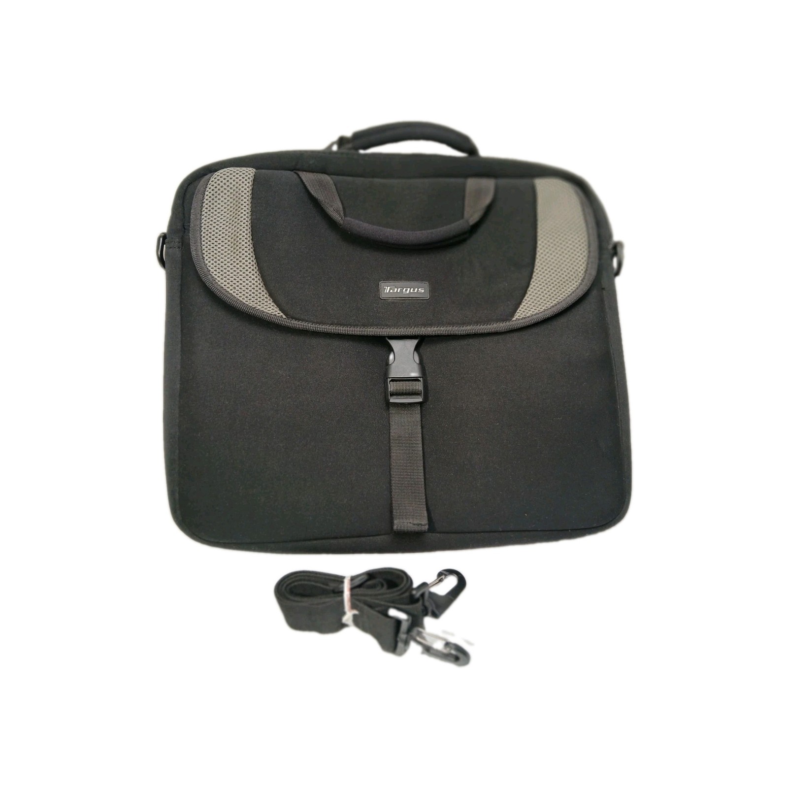 NEW TARGUS Neoprene Padded Laptop Shoulder/Messenger Case Bag Black 16" x 12" 