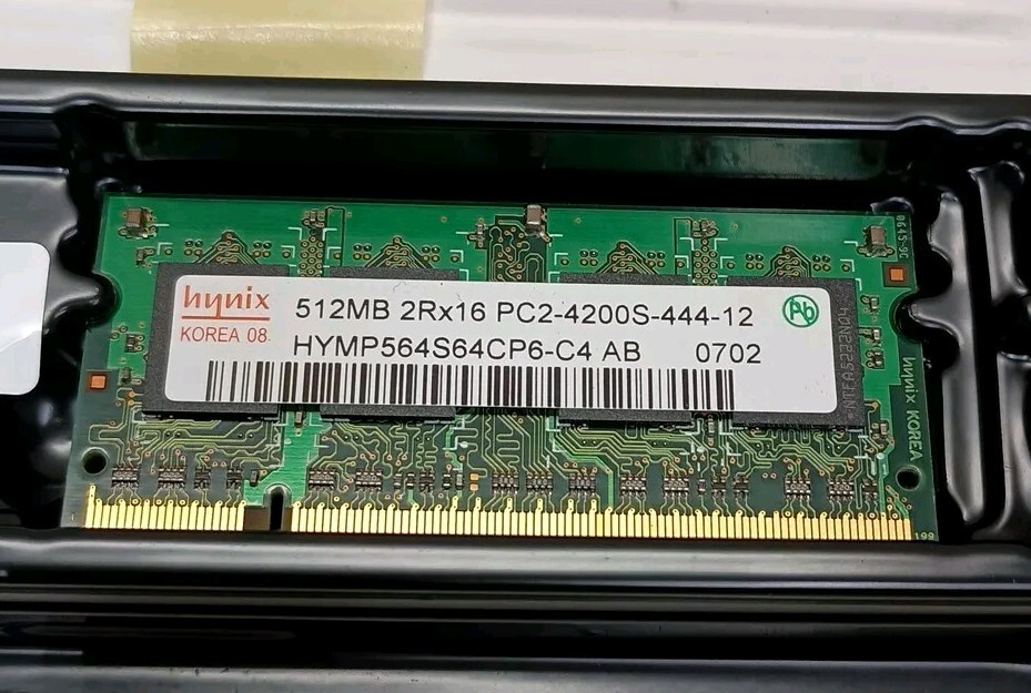 Hynix 512MB DDR2-533MHz PC2-4200 Non-ECC Unbuffered CL4 200-Pin SODIMM