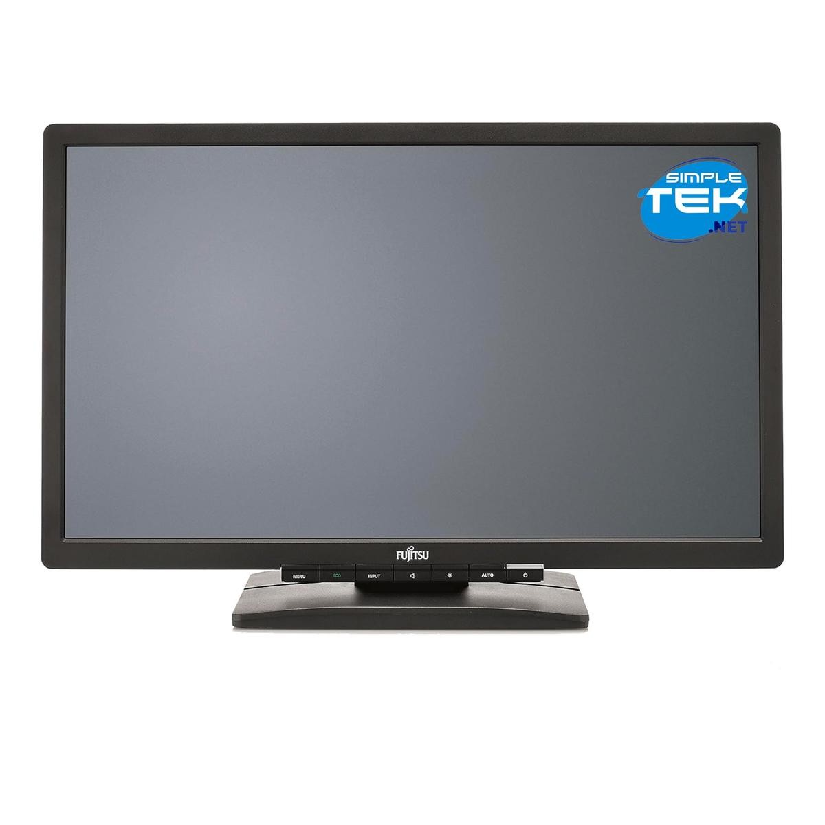 FUJITSU E20T-6 LED 20" LCD MONITOR DISPLAY VGA + DVI + SPEAKERS COMPUTER DESKTOP