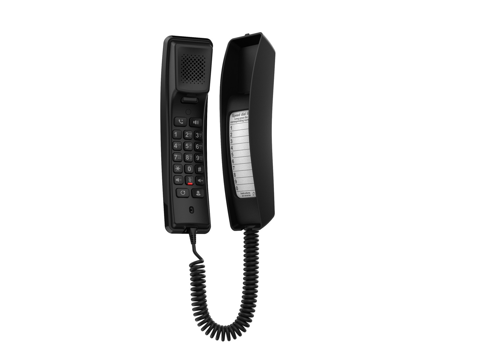 Fanvil H2U IP Home Phone (Black) Wall Mounted No Display