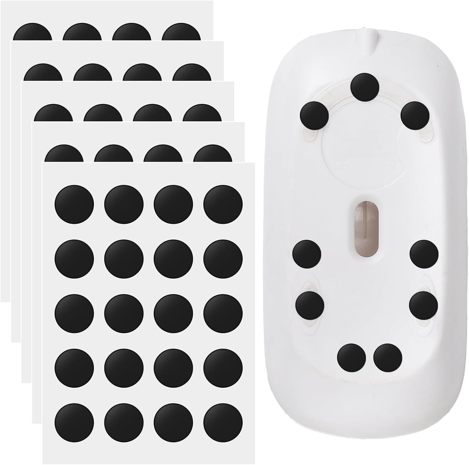 100 Pcs Speed Mouse Skates, Offers Excellent Wear Resistance, Speed & Control Ab