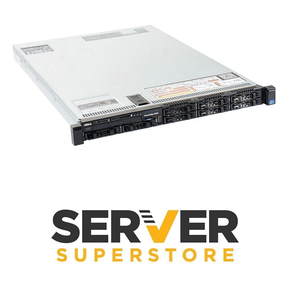 Dell PowerEdge R620 Server 2x 2670 V2 2.5GHz =20 Cores 128GB H710 2x trays