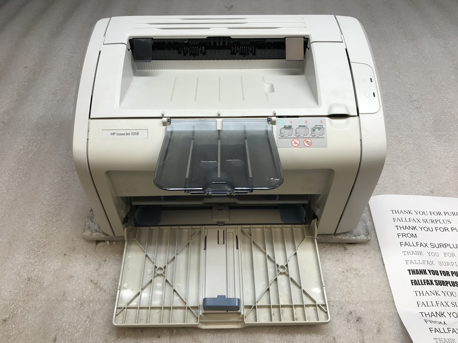 HP Laserjet 1018 CB419A Monochrome Desktop Printer - Toner Inc