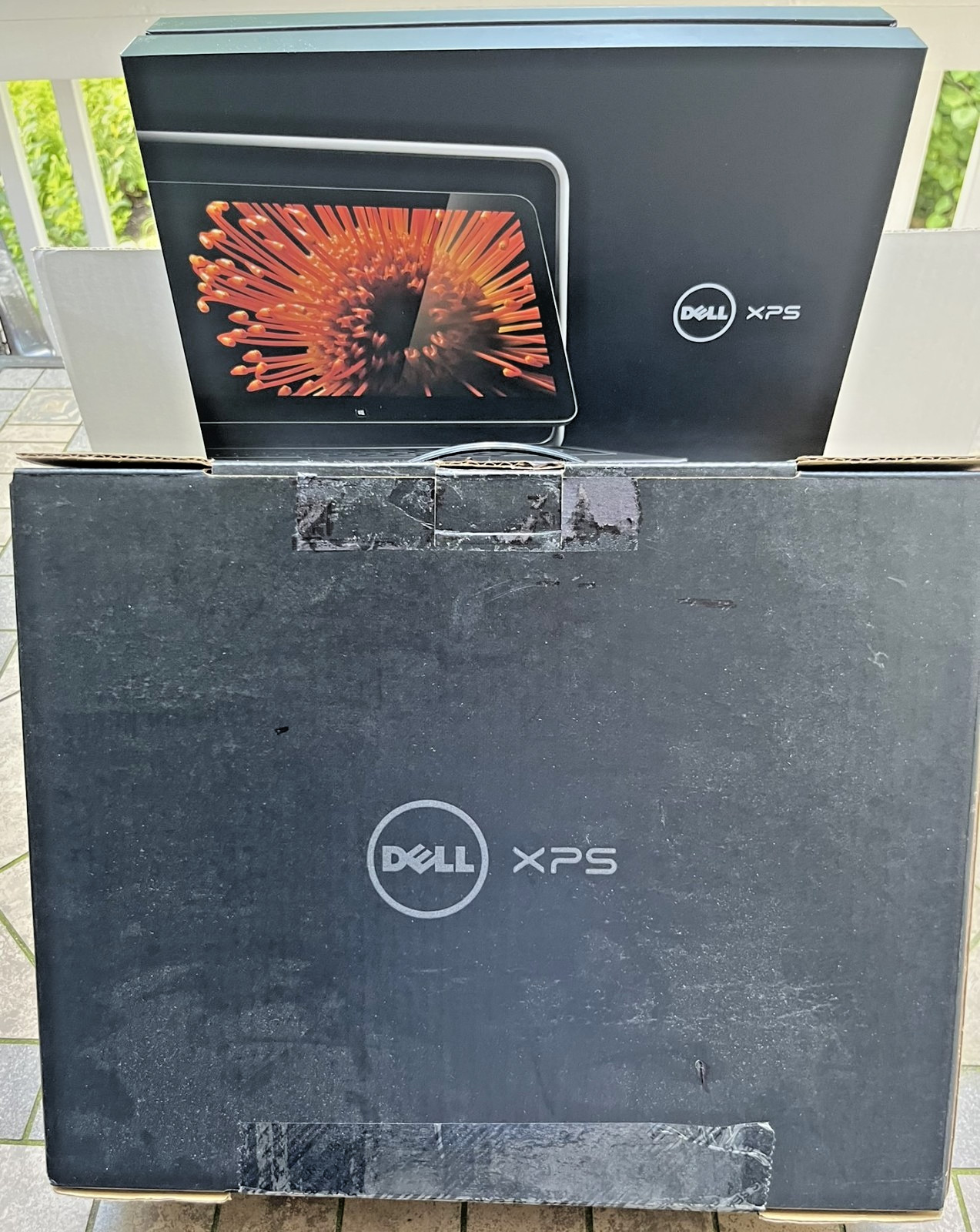 Dell XPS Laptop Empty Box Packaging Notebook Inner Storage Case + Shipping Out~2