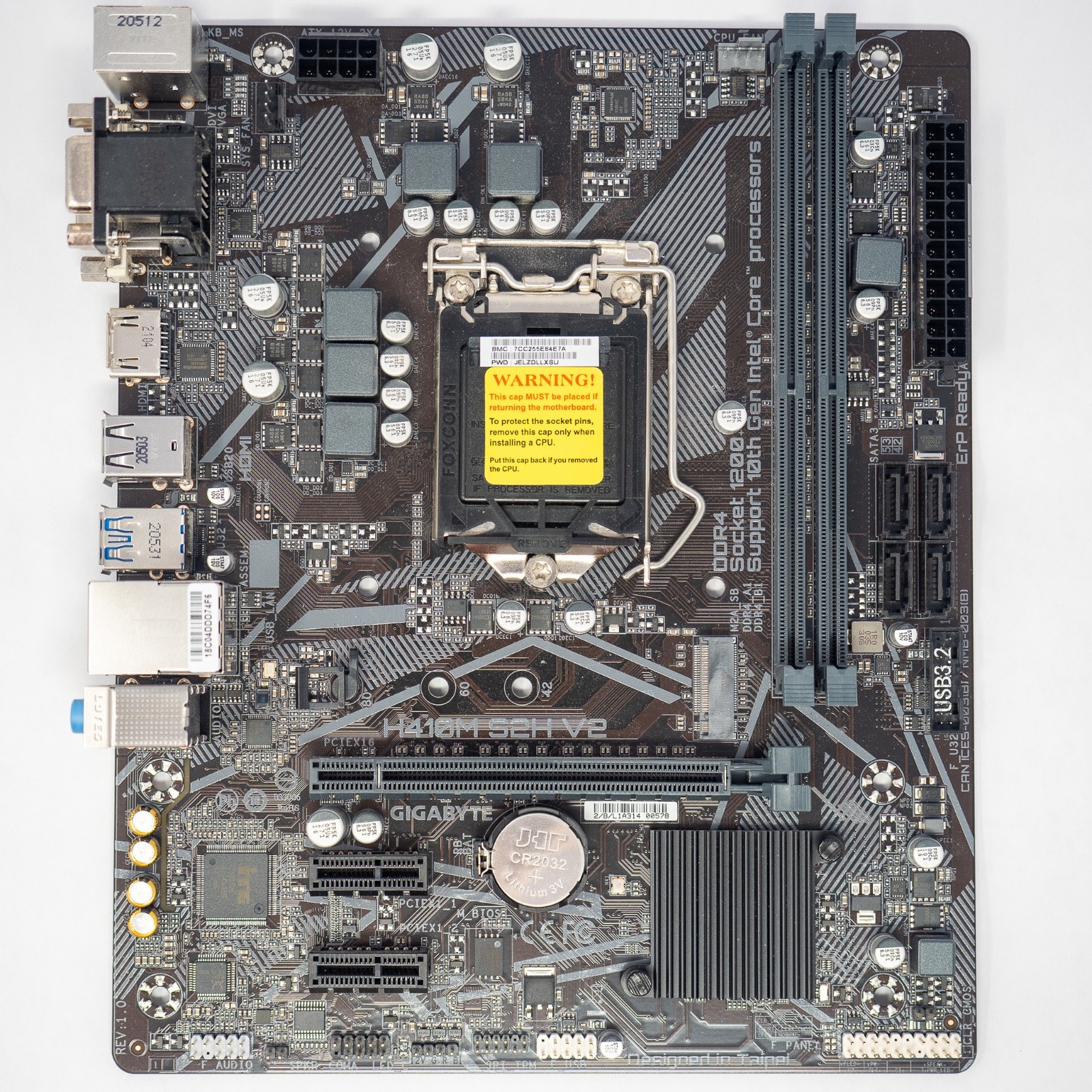 Gigabyte H410M S2H V2 Rev 1.0 Intel H470 LGA1200 DDR4 mATX Gaming Motherboard