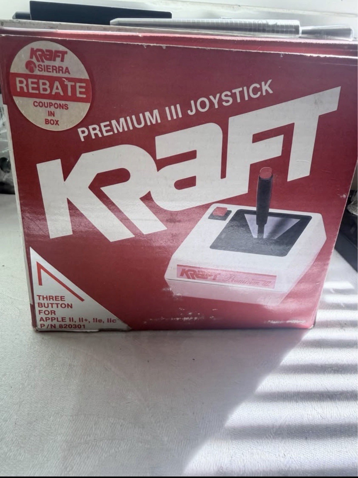 Kraft Premium III Joystick for Apple II/II+/IIe/IIc Vintage MPN 820301