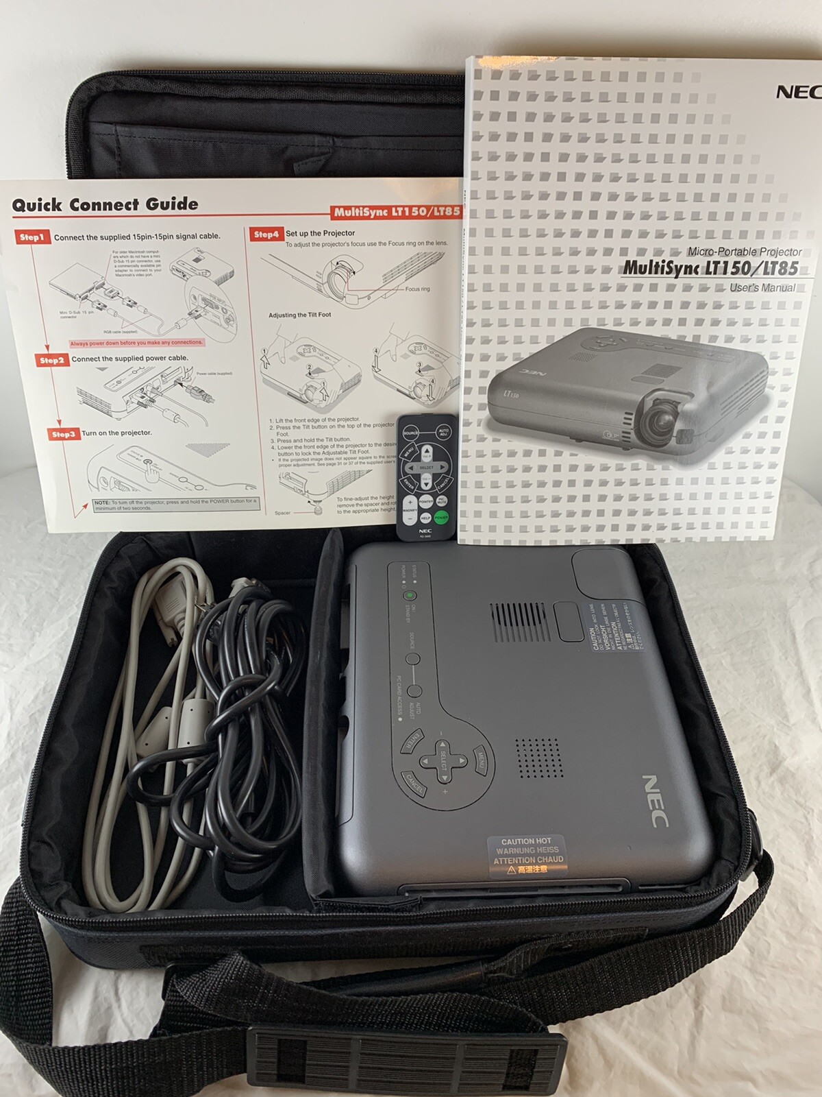 NEC LT150 Portable Presentation Projector *READ* - PARTS ONLY