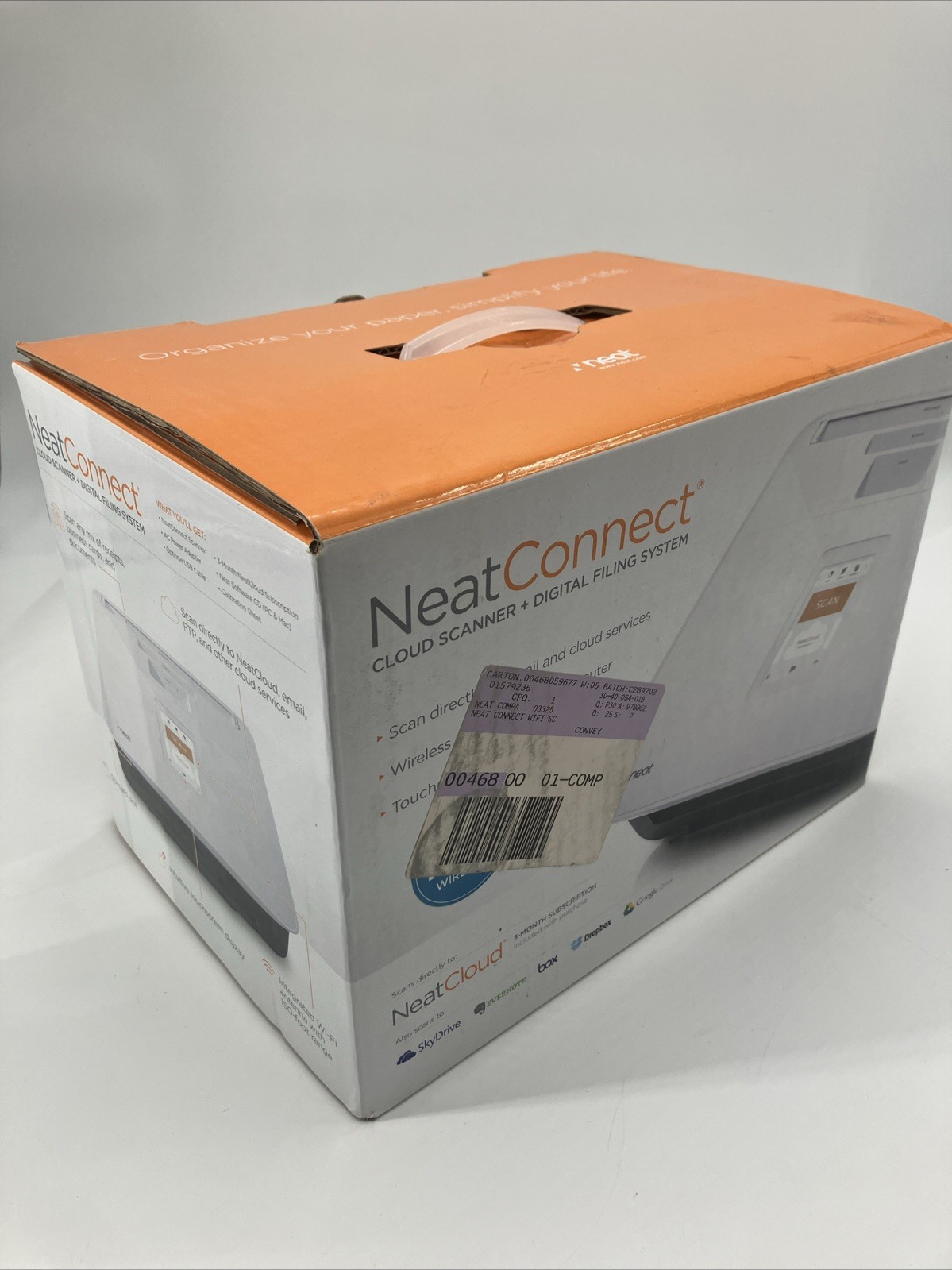 Neat Connect NC-1000 WiFi Touch Screen Cloud Scanner Digital Filing System