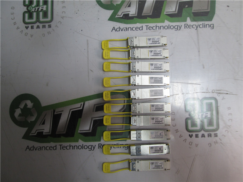 Cisco WSP-Q40GLR4L 40GBASE-LR4 Lite QSFP+ Transceiver Module Tested Lot of 10